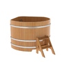 BentWood угловая из лиственницы (1,37х1,37 м.), h=1 м. Натуральная Премиум купель фото  фото - 1