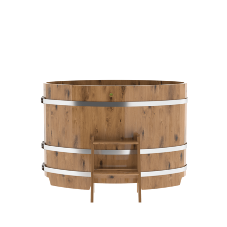BentWood овальная из дуба (0,80х1,42 м.), h=1,1 м. Натуральная Премиум купель фото  фото - 4